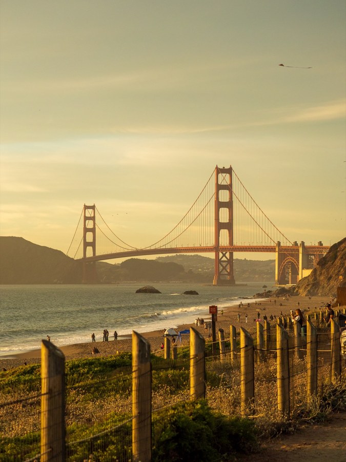 Golden Gate at golden hour