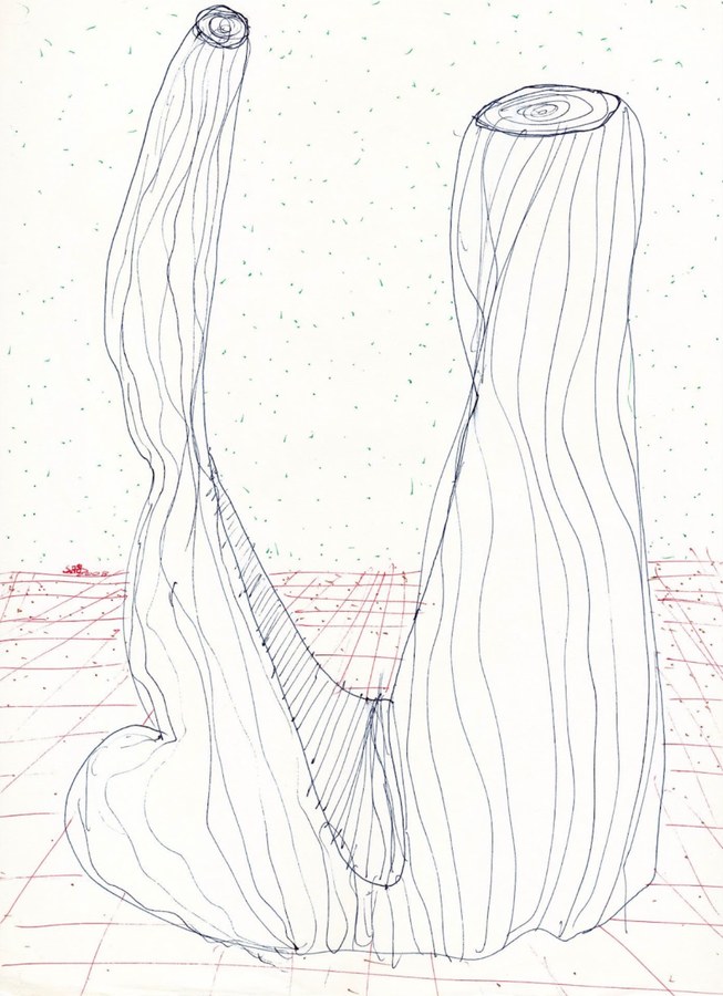 Alien Planet I, pen and paper, 2004